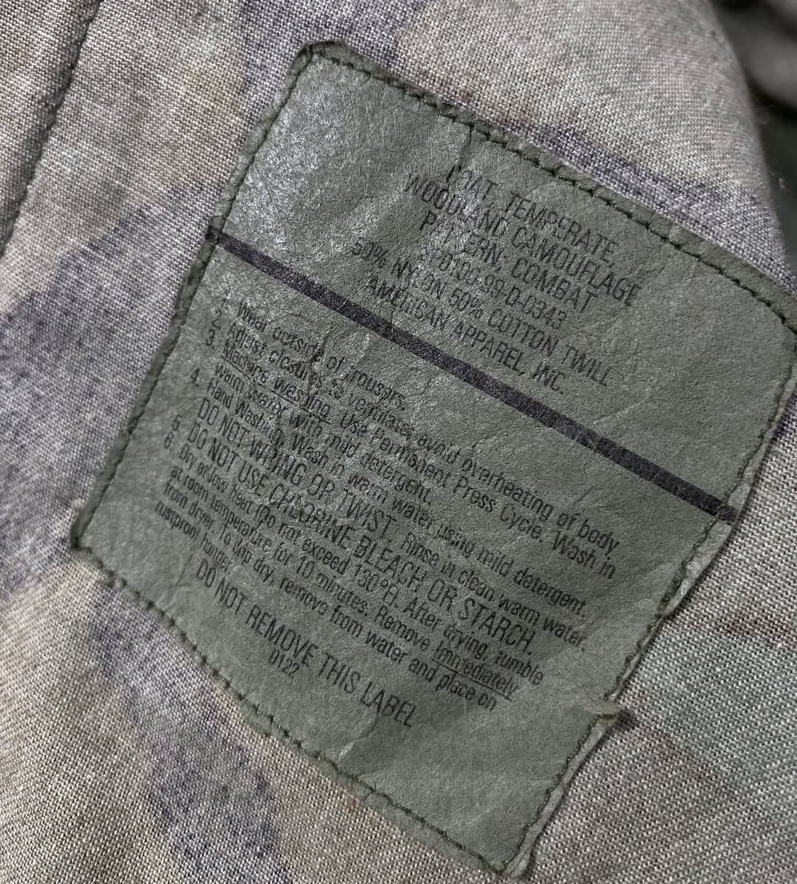 우드랜드 빈티지 미군복 전투복 상품이미지2