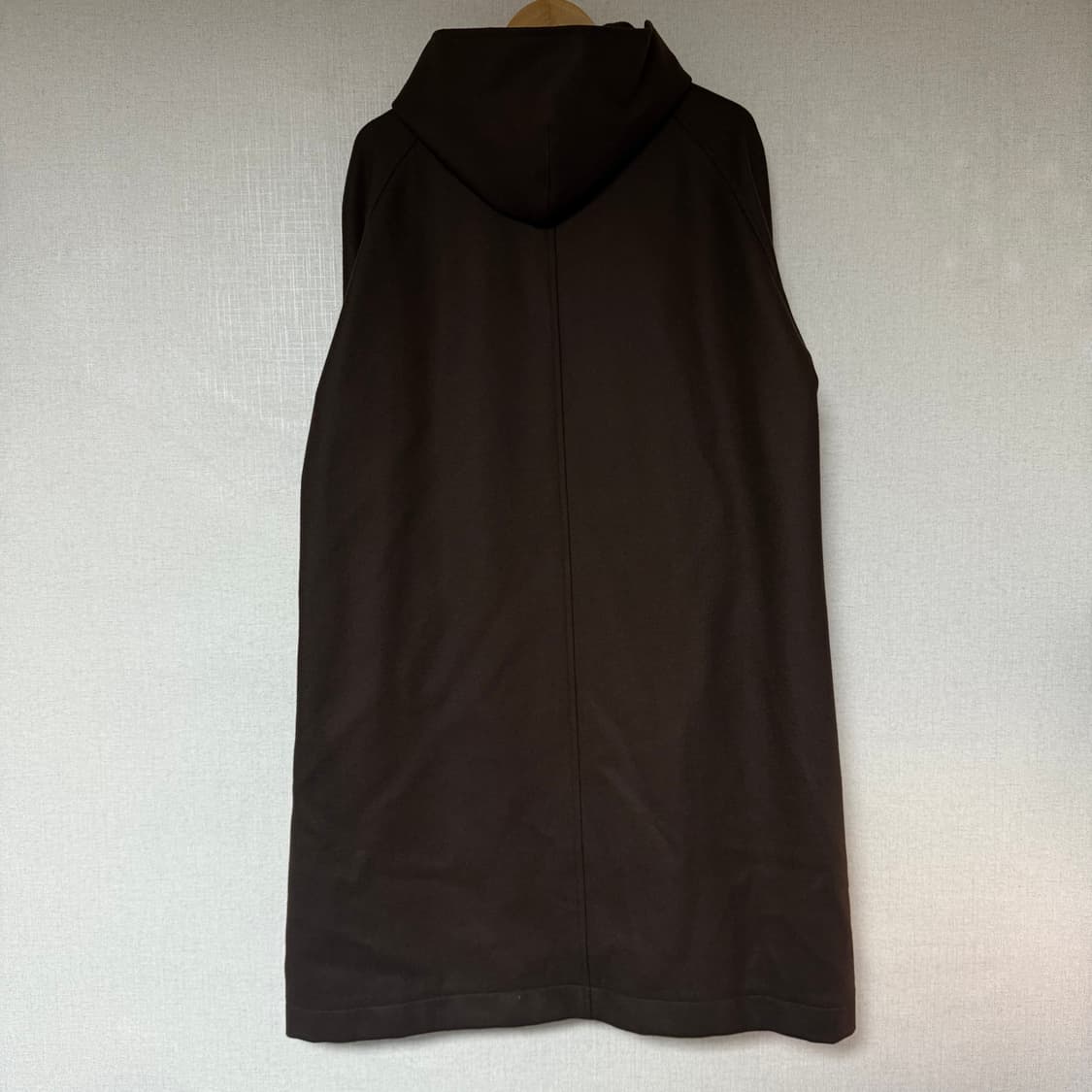 [38]캡틴선샤인 Super 120’s 브라운 멜튼 울 후드 필드 코트 상품이미지2