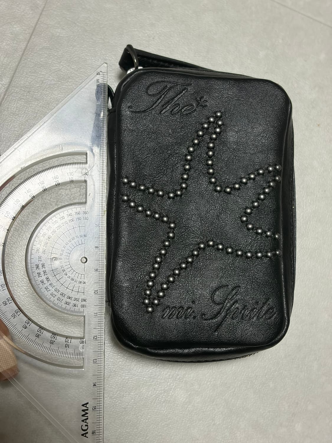 Tcm starfish stud mini pouch (택 뜯은 새거 상품이미지4