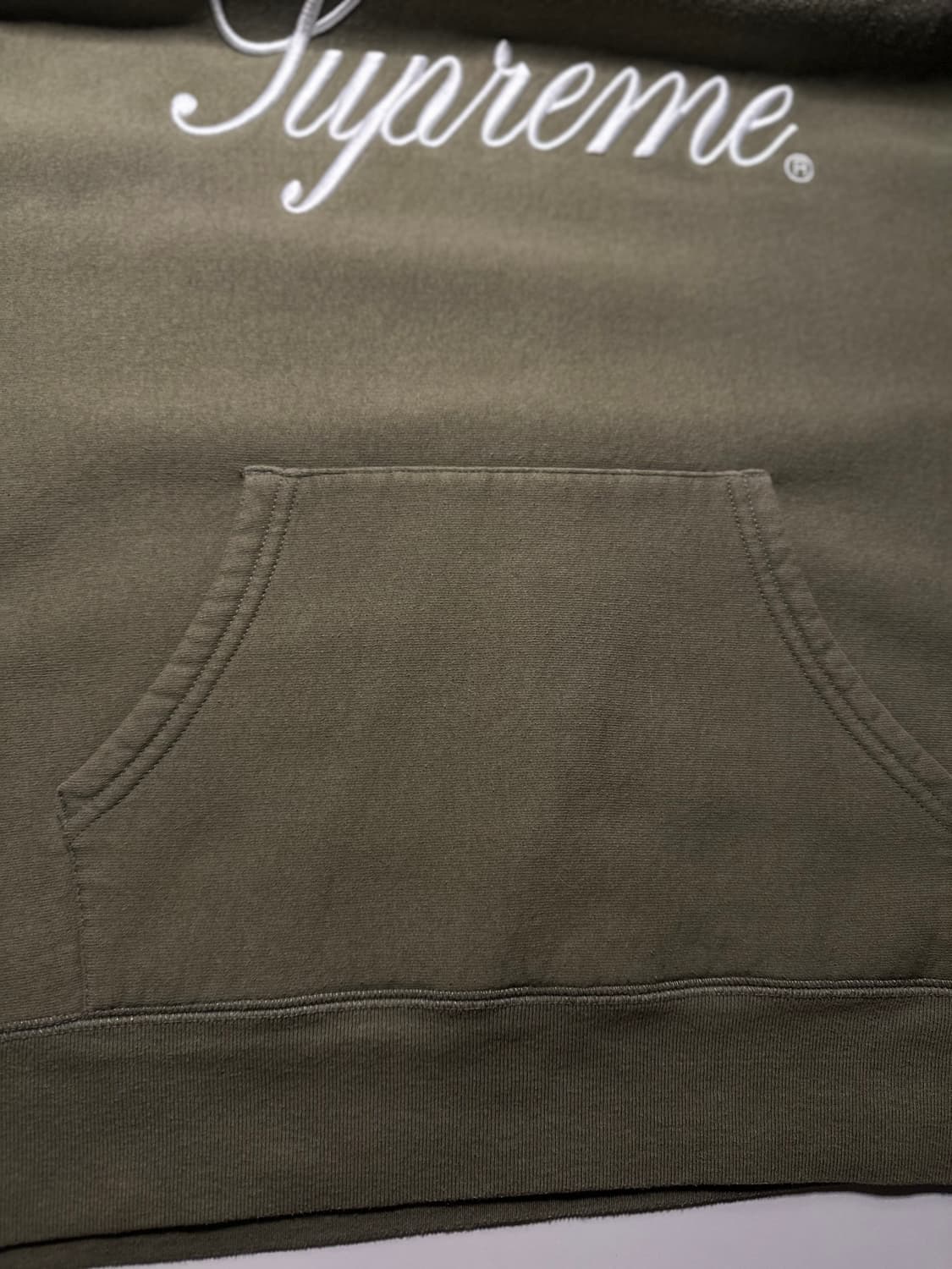 23 슈프림 후드 올리브 M 상품이미지2