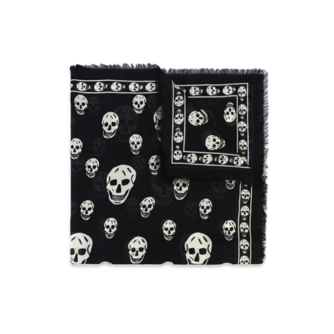 Alexander McQueen black skull scarf 상품이미지1