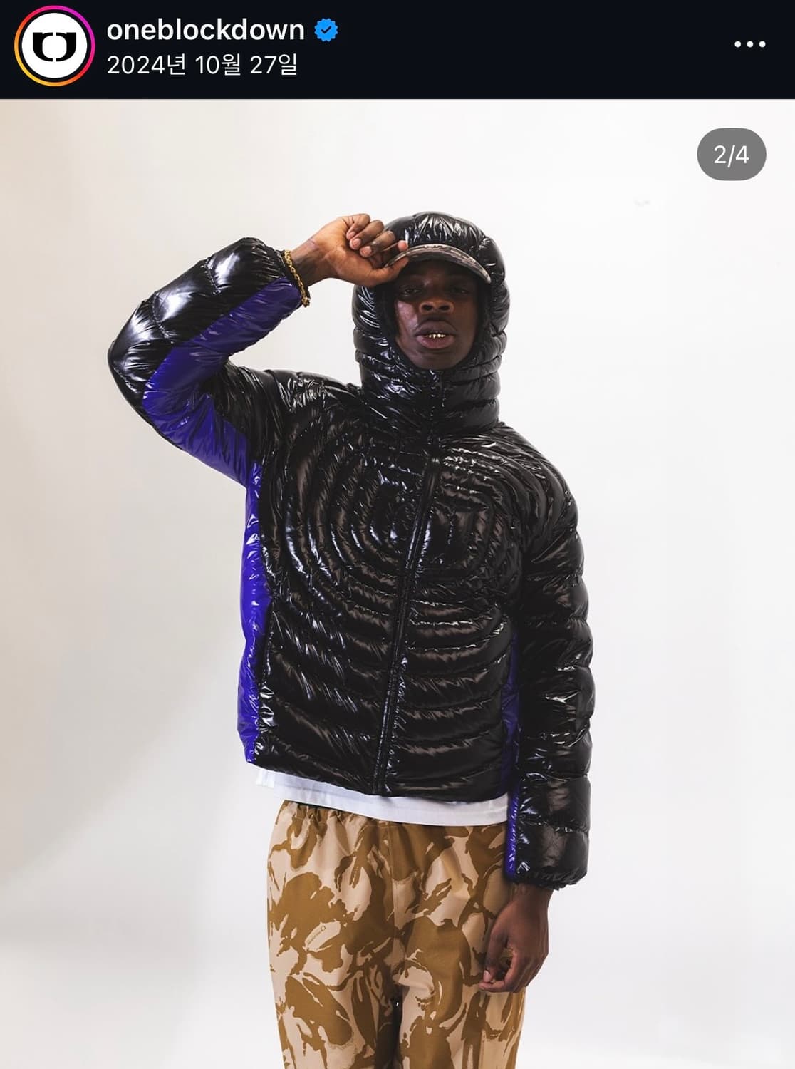 One Block Down 경량패딩 M사이즈 새상품 상품이미지3