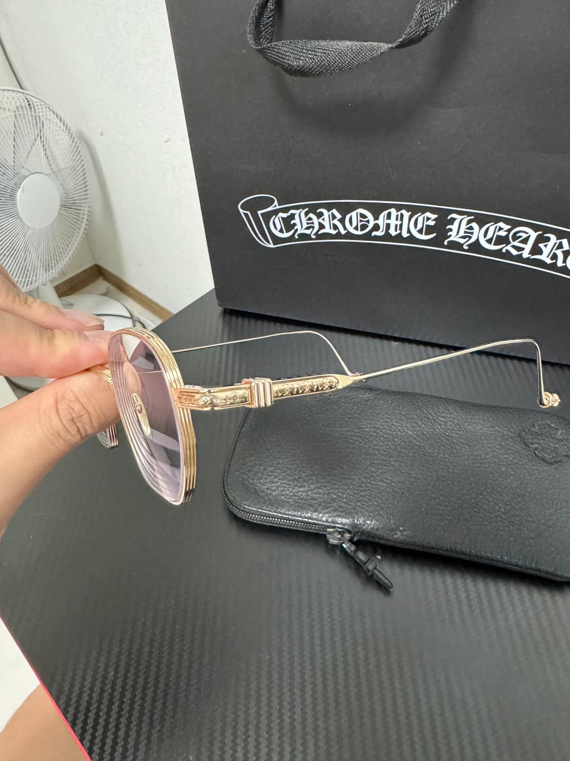 크롬하츠 바질릭토리안 엔틱골드 안경 판매 상품이미지5