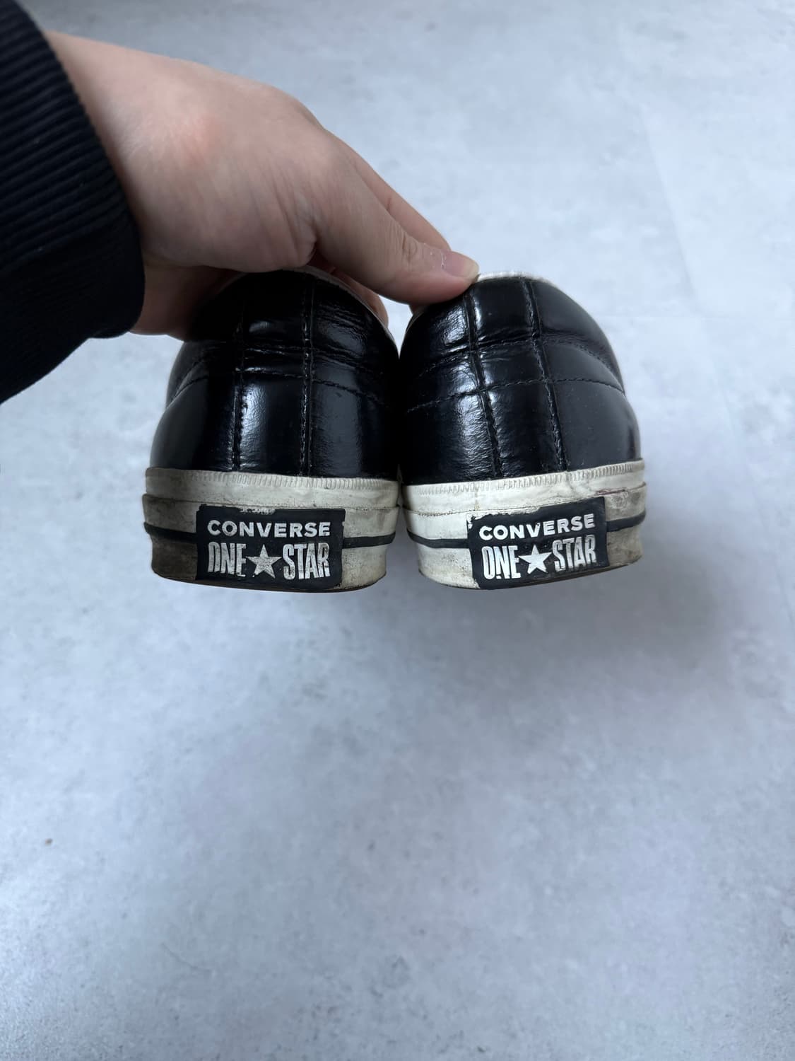 컨버스 원스타 로우 한별 블랙 상품이미지3