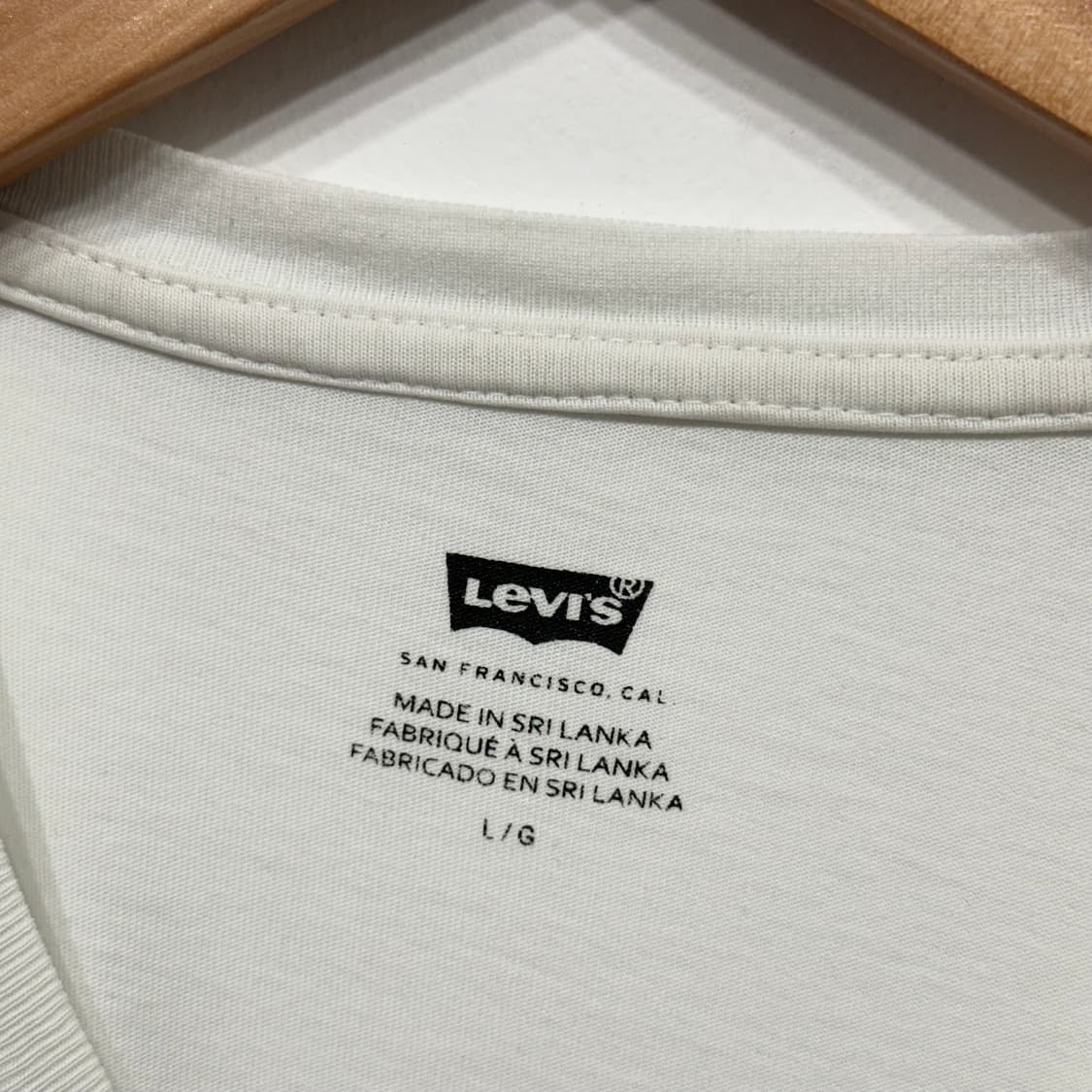 리바이스 levis 빅로고 반팔 티셔츠 화이트 상품이미지4