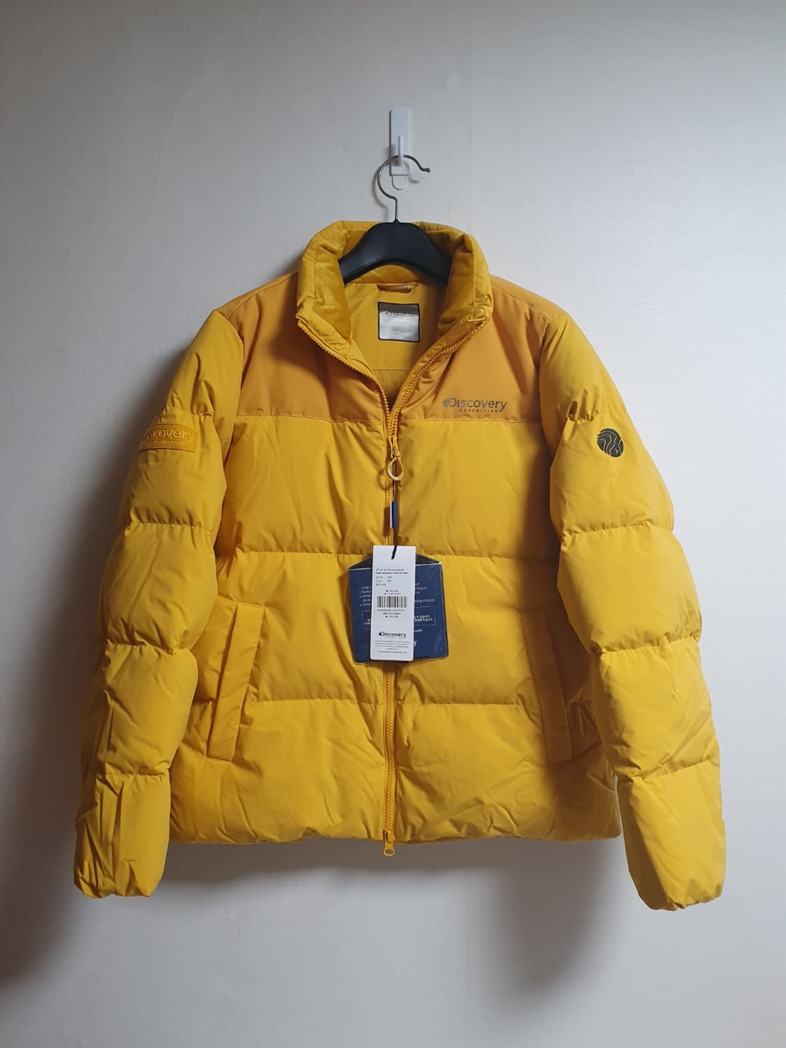 [미사용 새상품] 디스커버리 패딩 RDS 덕다운패딩 머스타드 95 상품이미지2