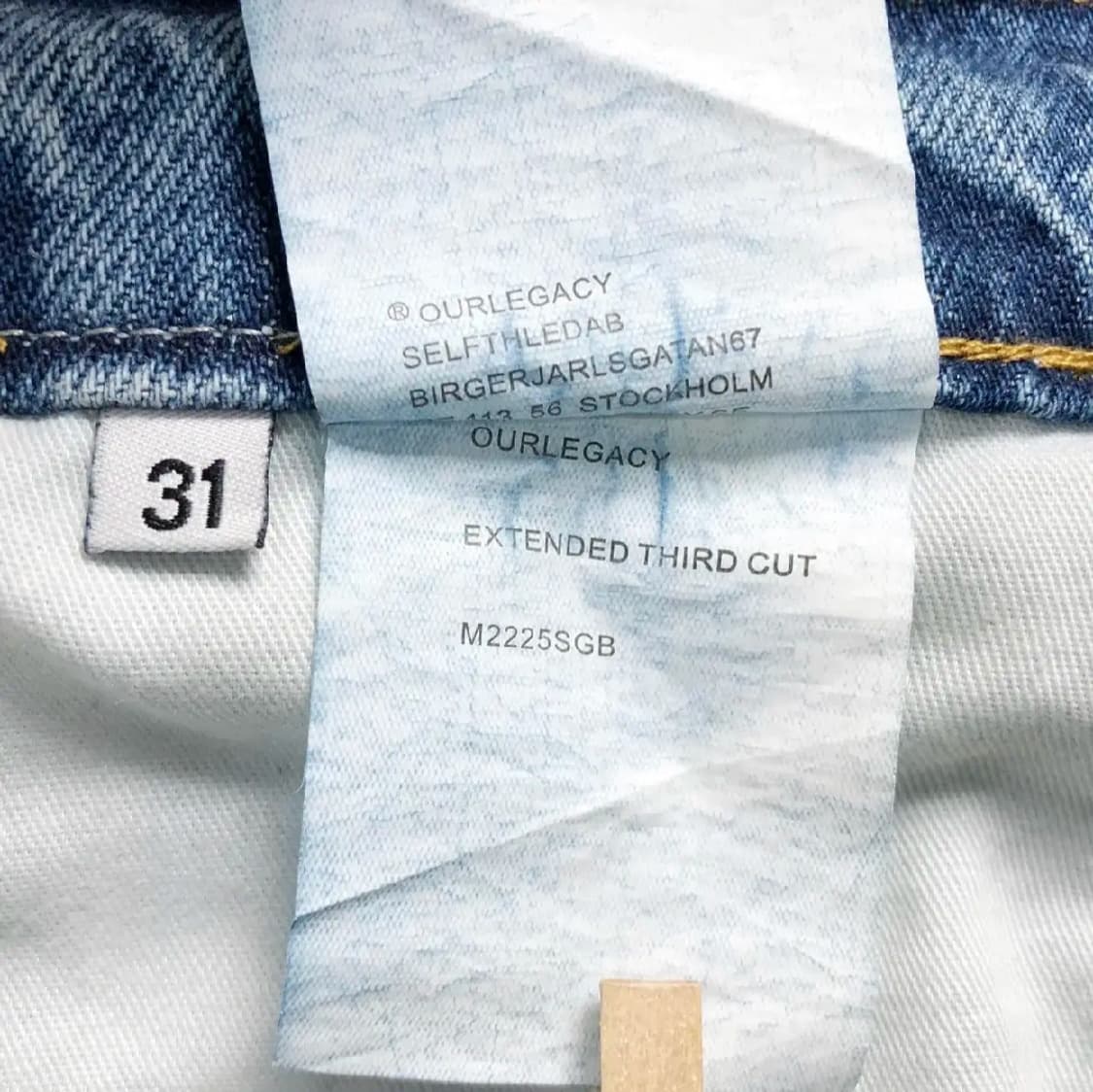 아워레가시 써드컷 글래스 블리치 데님/31사이즈 상품이미지6