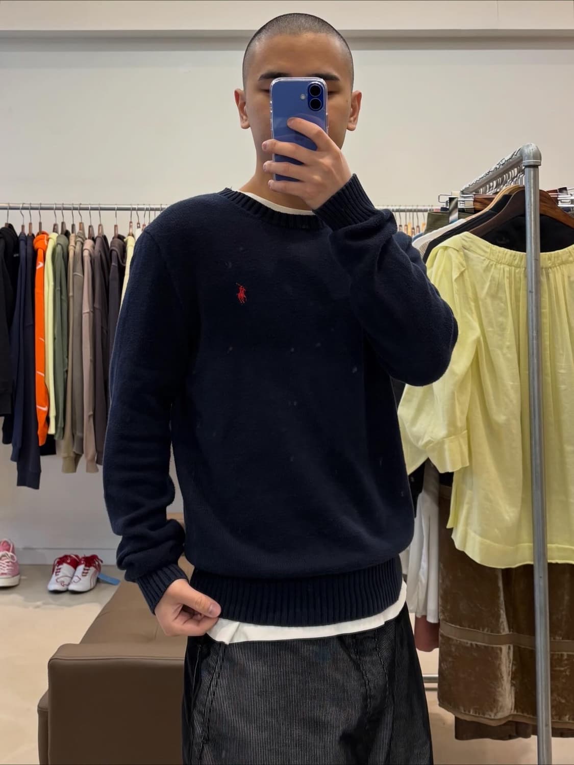 폴로 랄프로렌 니트 네이비 상품이미지8