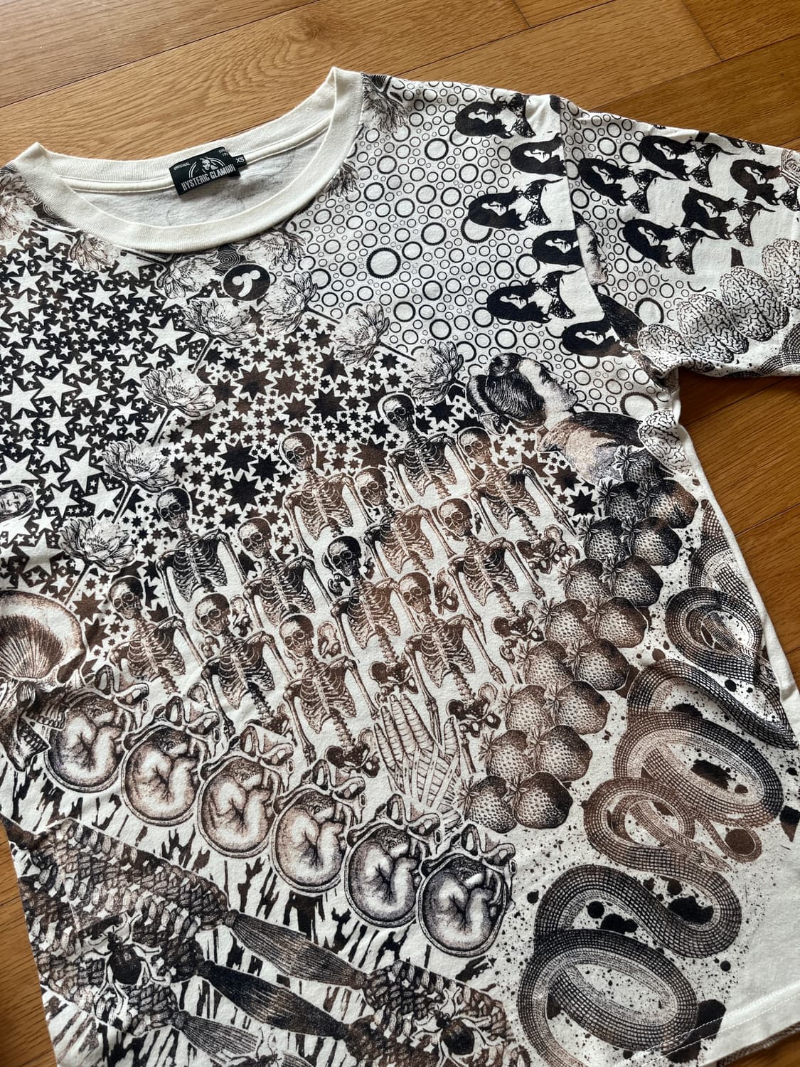 (유일매물) 히스테릭 글래머 아카이브 스네이크 반팔 티셔츠 상품이미지5