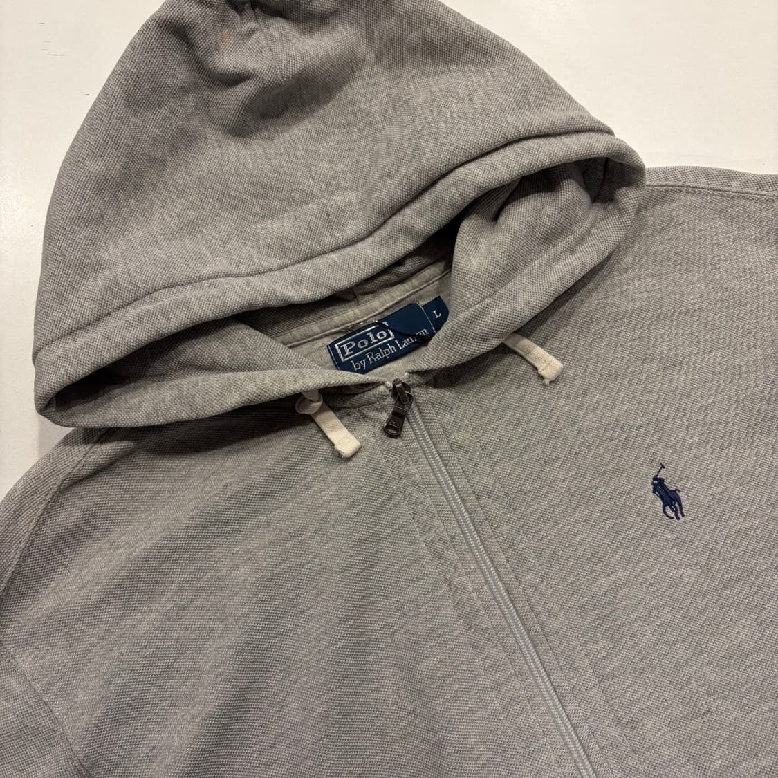 [L] 폴로 랄프로렌 그레이 스웻 후드 집업 C306 상품이미지3
