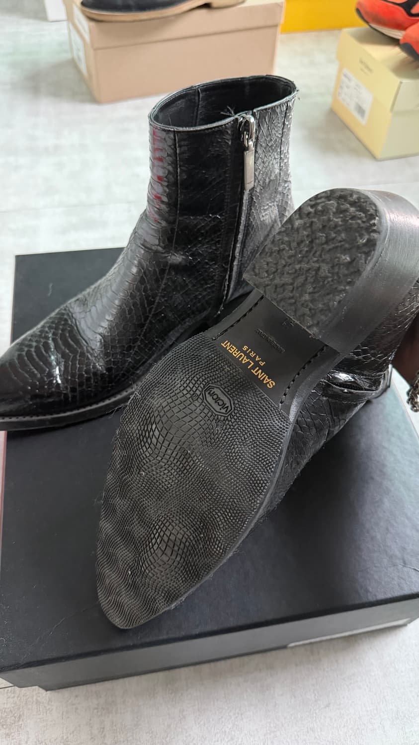 생로랑/Saint Laurent/ 19FW파이썬 부츠 /41사이즈 상품이미지2