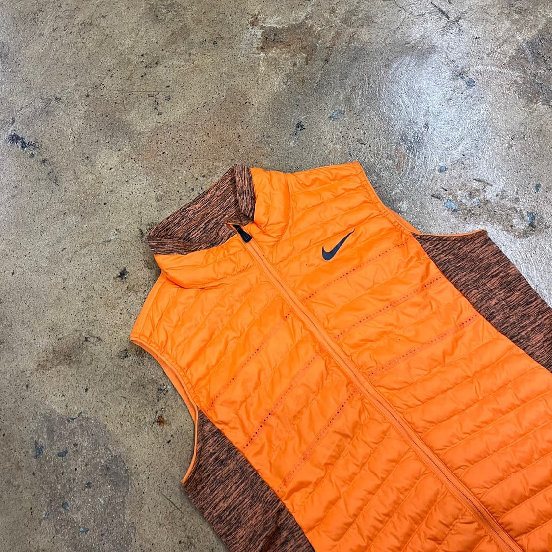 [정품/M] 나이키 오렌지 패딩 조끼 b10 상품이미지1