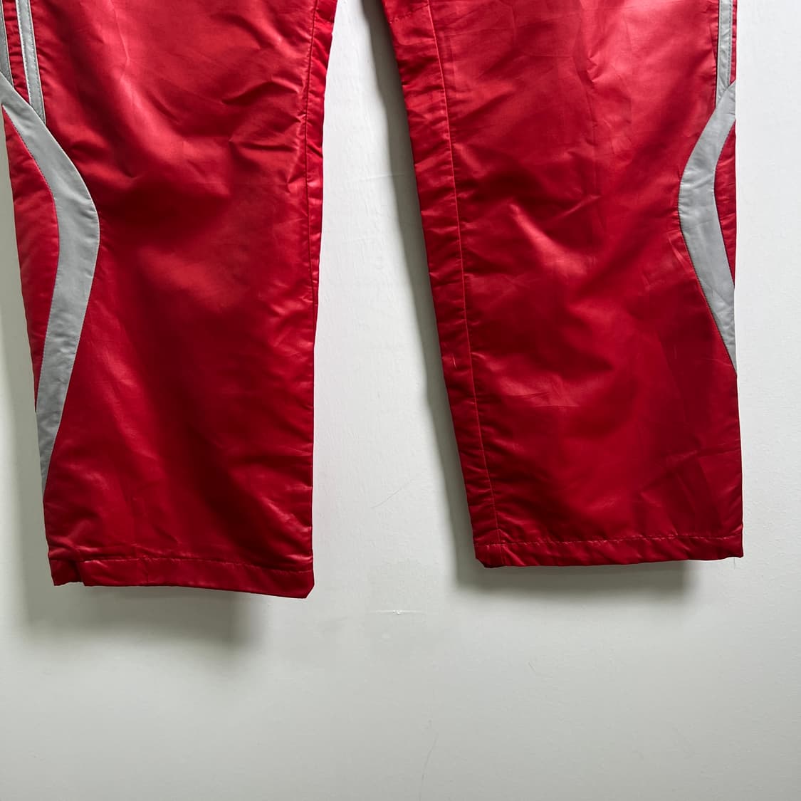 아디다스 레드 우븐 트랙 팬츠 M 상품이미지5