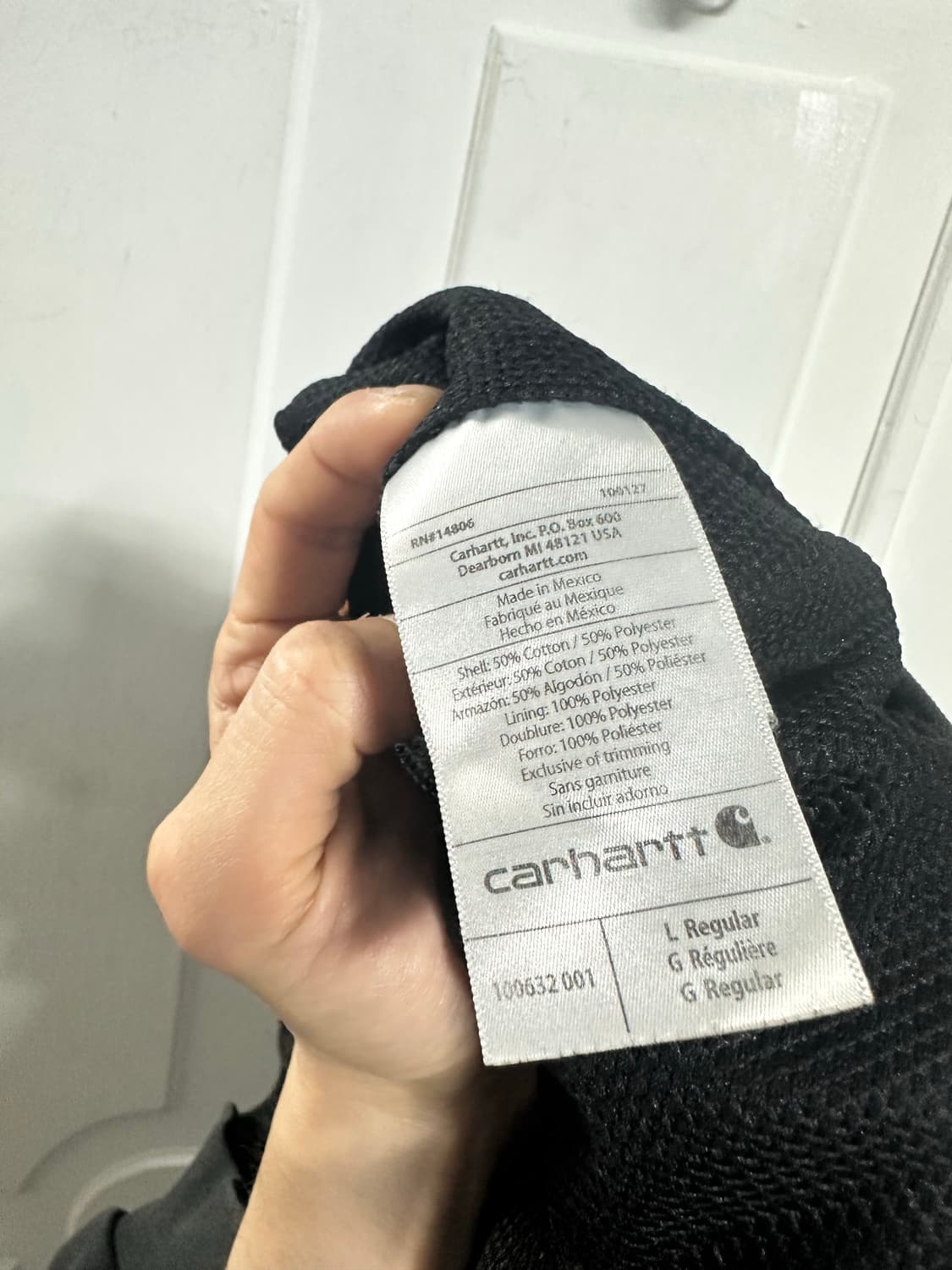 칼하트 써멀 후드집업 상품이미지4