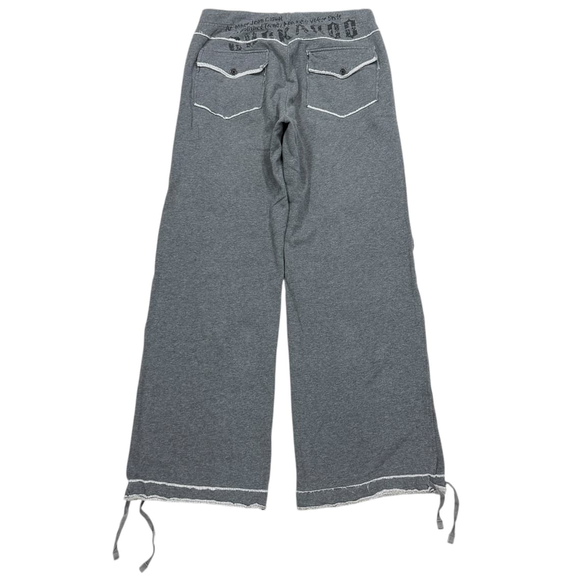 버커루 빈티지 Y2K 디테일 스웻팬츠 그레이 32 상품이미지3