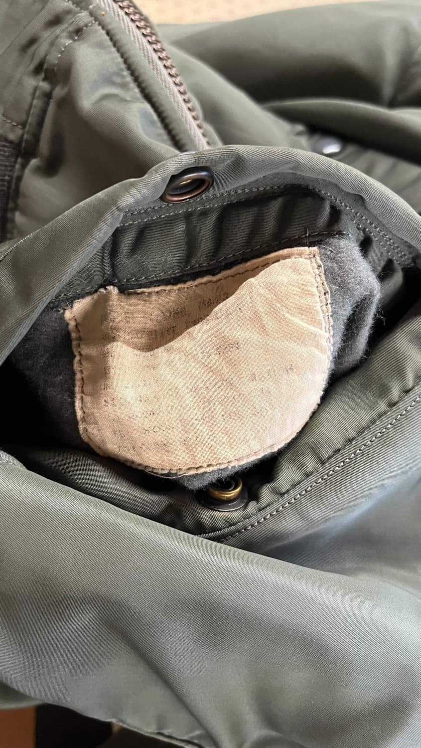 60s 오리지널 ma-1 스카이라인 c타입 상품이미지5