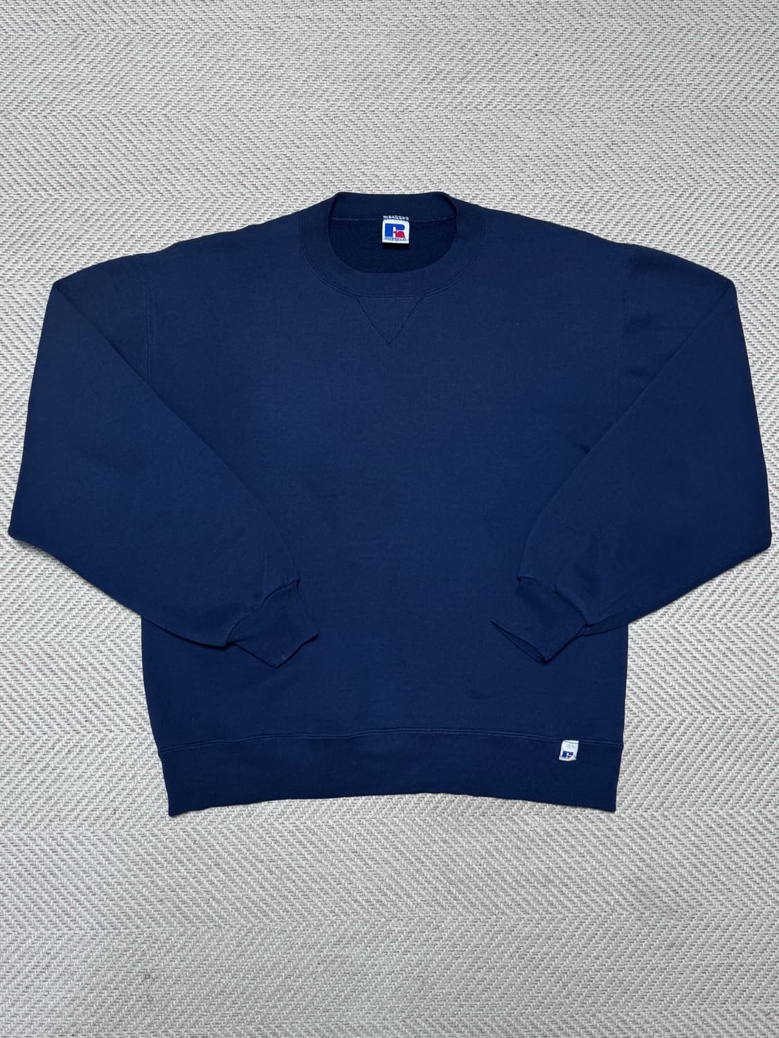 (M)90s Russell Athletic 러셀 애슬레틱 블랙 맨투맨 상품이미지1