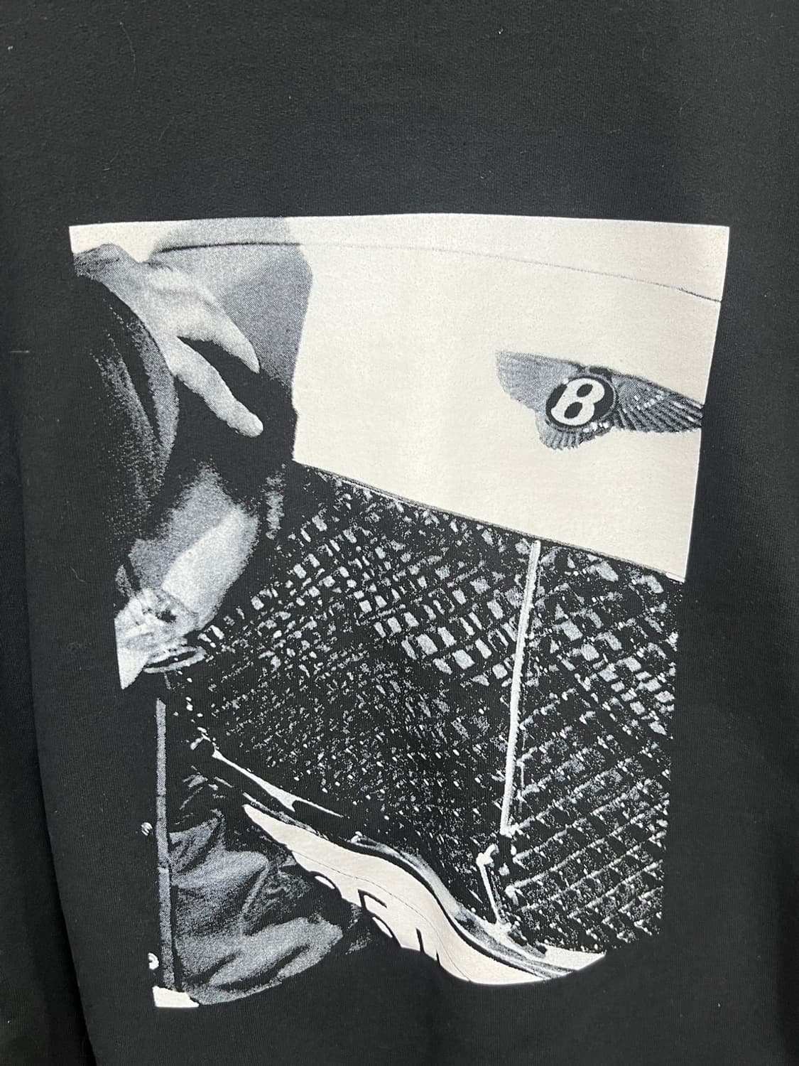 길단 FLEX 플렉스 염따 벤틀리 프린팅 풀오버 후드티 상품이미지4