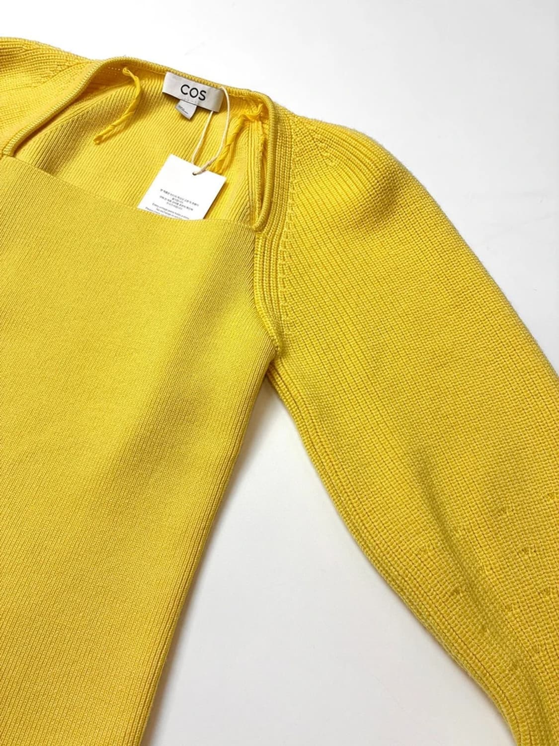 코스 COS 스퀘어넥 울 골지 니트 PN5162 상품이미지4