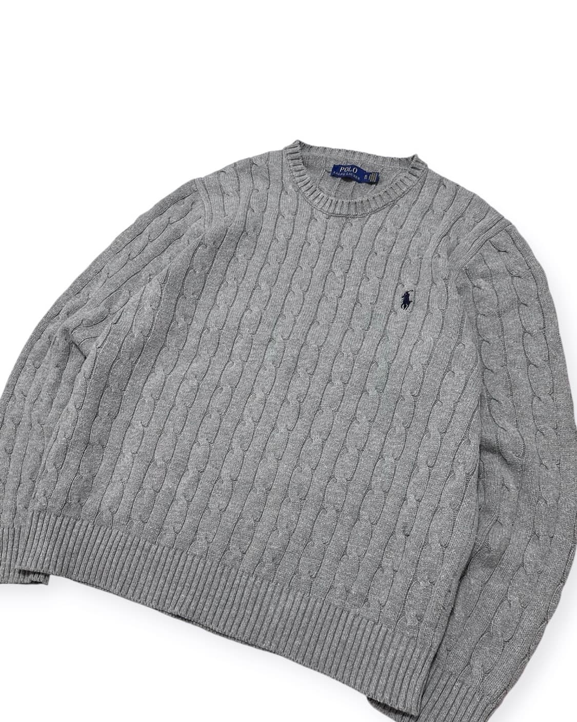 폴로 랄프로렌 케이블 니트 그레이 상품이미지3