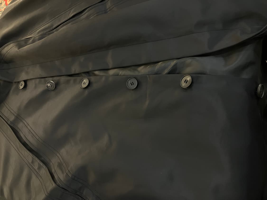 파프롬왓 블랙 나일론 써클 코트 2size (택O) 상품이미지6