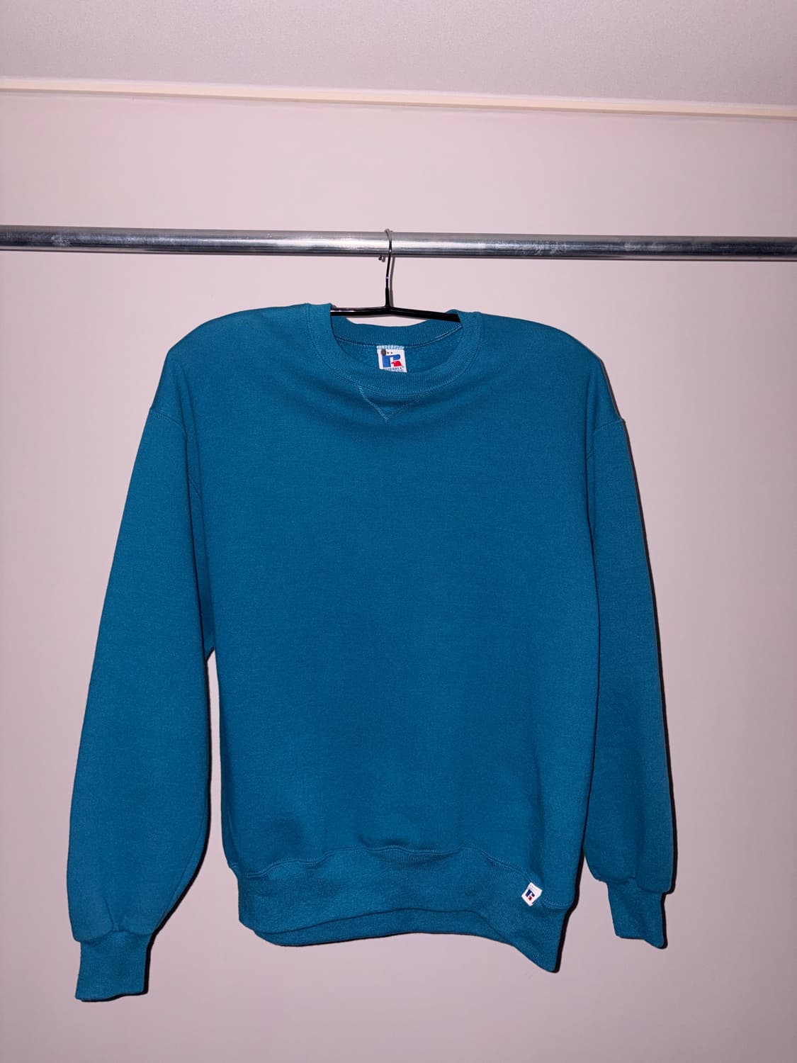 러셀 에슬레틱 틸블루 맨투맨 상품이미지1