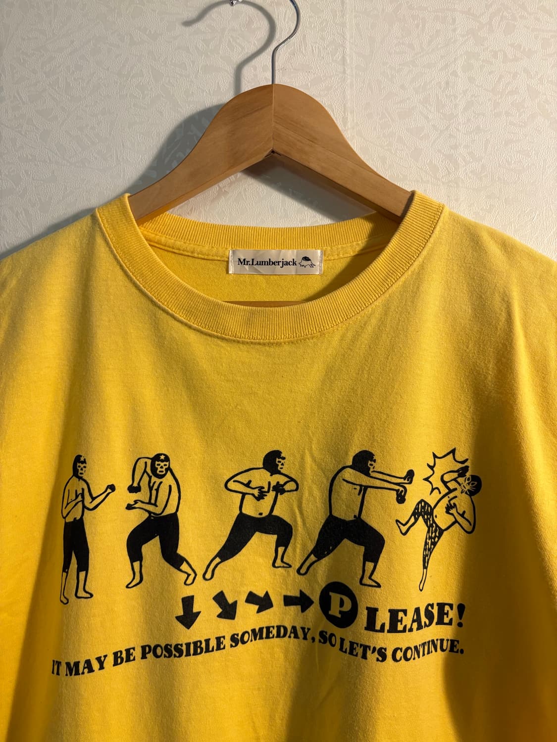 빈티지 레슬러 그래픽 티 상품이미지3