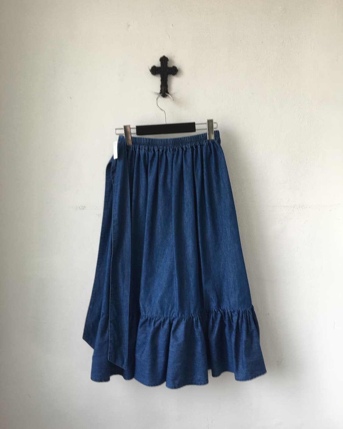 Ruffle point wrap tied skirt 상품이미지2