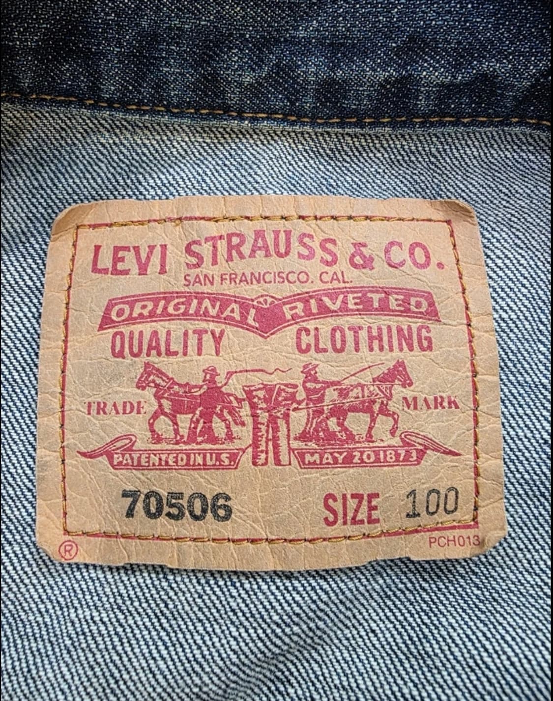 리바이스 70506 남성 데님 자켓 100 상품이미지5