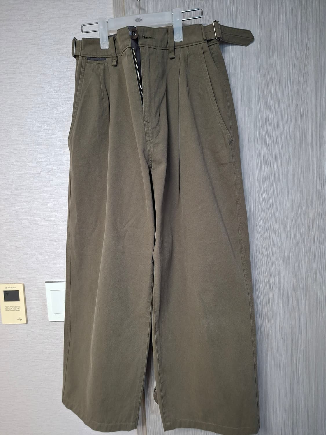 폴리테루 소팬츠 카키올리브 2사이즈 상품이미지1