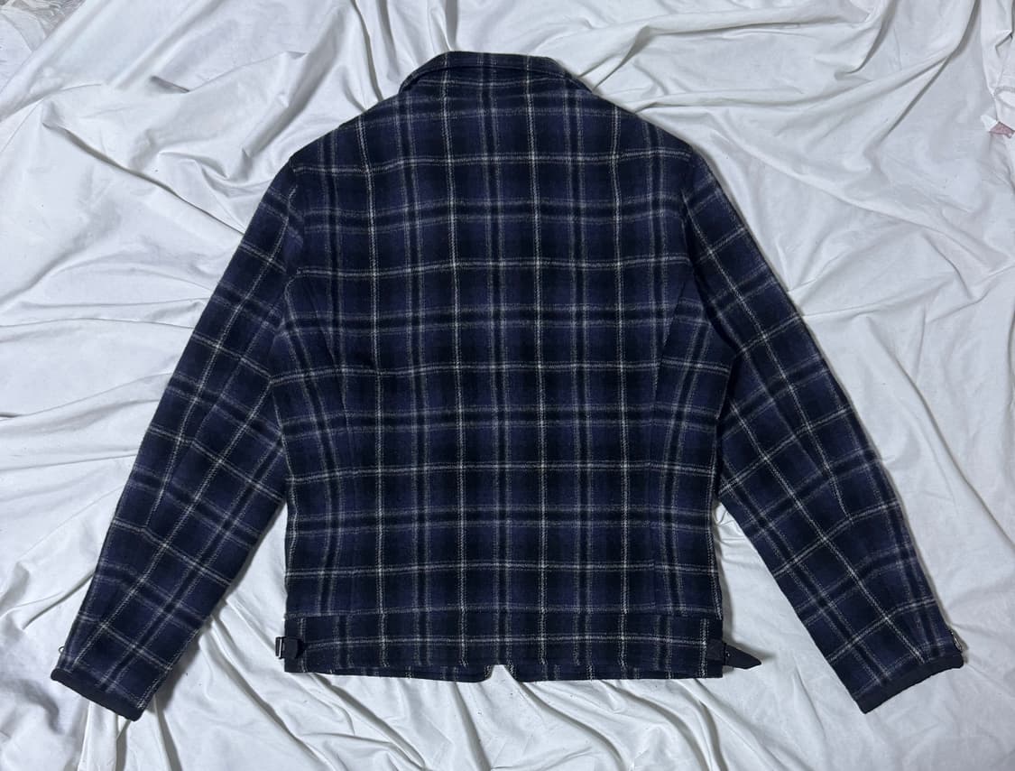 Edge rupert 울 체크 라이더 자켓 상품이미지3