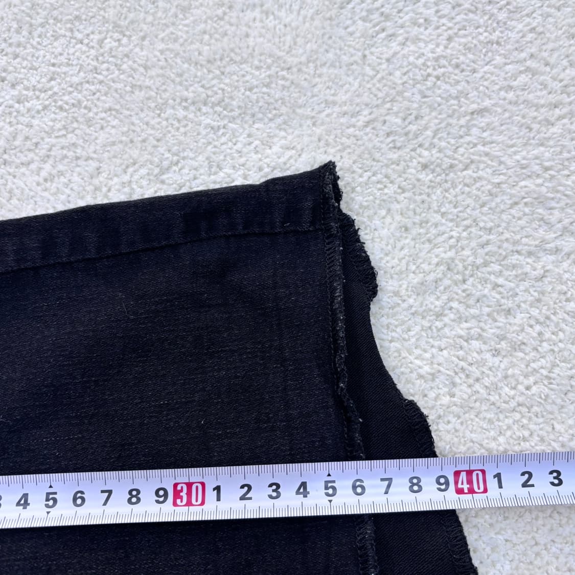 27 게스 여성 흑청 데님 반바지 0313E 상품이미지8