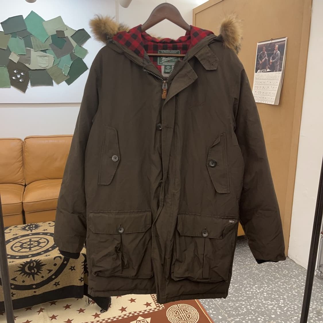 울리치 캐주얼 레트로 덕다운 워크 패딩 자켓 M C08573 상품이미지3