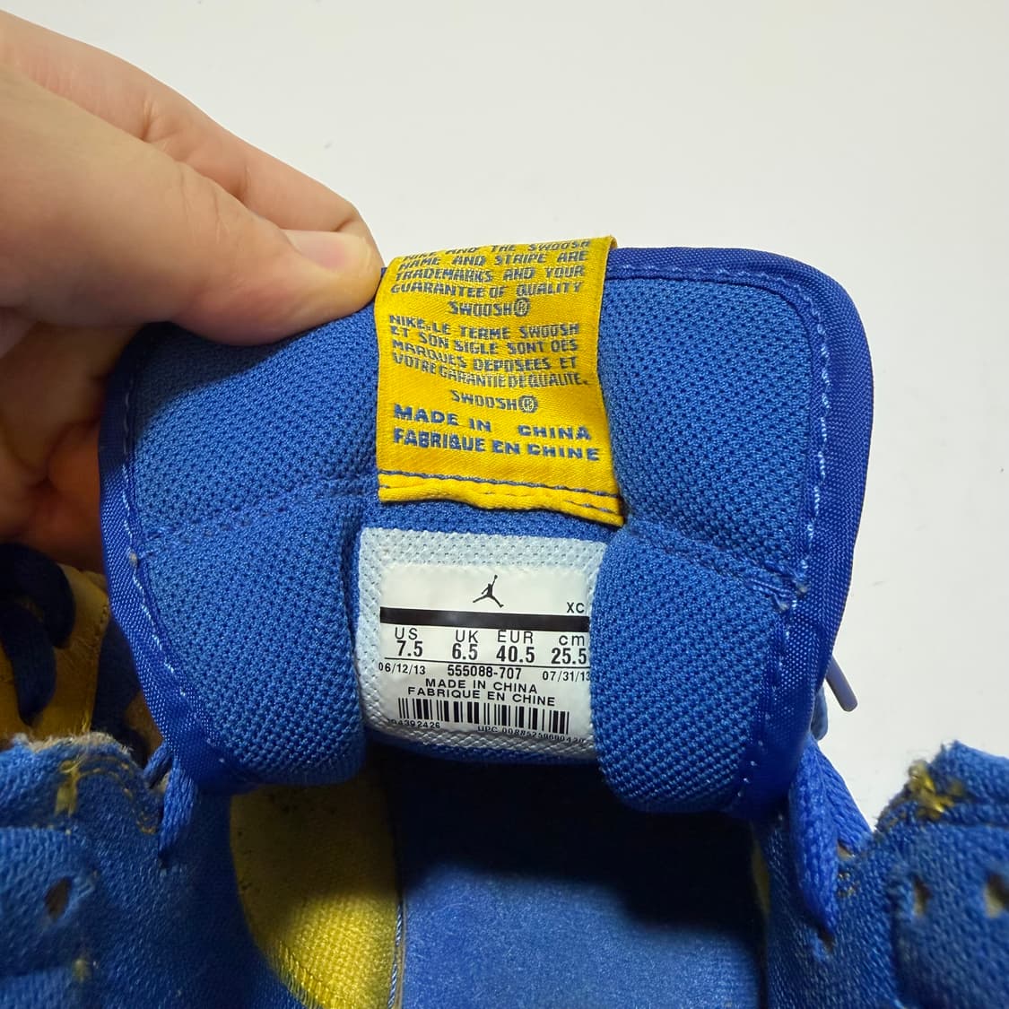 나이키 에어 조던 1 레이니 하이 255mm 상품이미지8