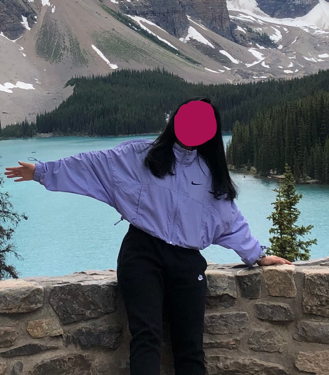 나이키 여성 바람막이 라벤더 상품이미지2