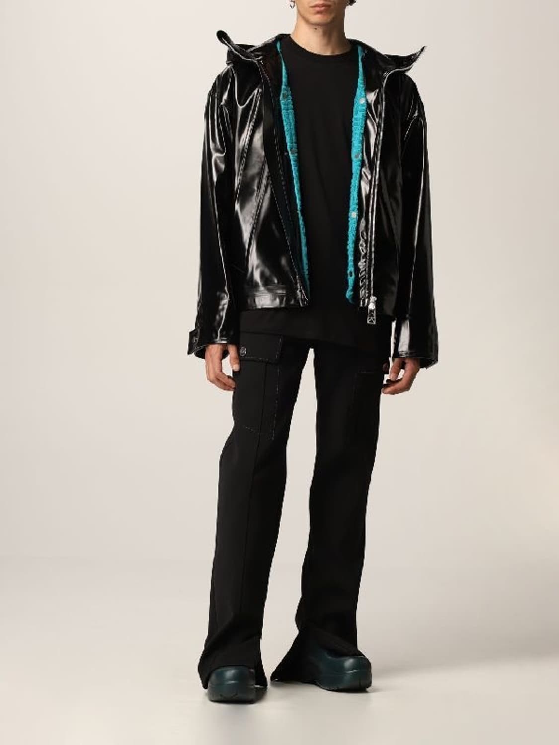 보테가베네타 글로시러버 후드집업 s사이즈 상품이미지3