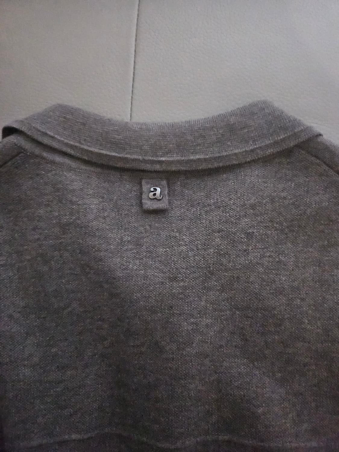 [거의 새것] 알레그리 카라 니트 가디건 L 상품이미지5