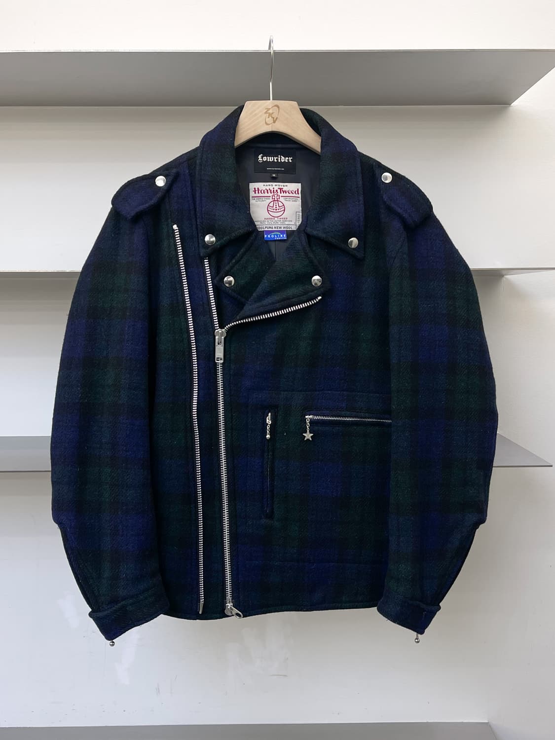 로우라이더 90s 해리스트위드 울 라이더 자켓 상품이미지1