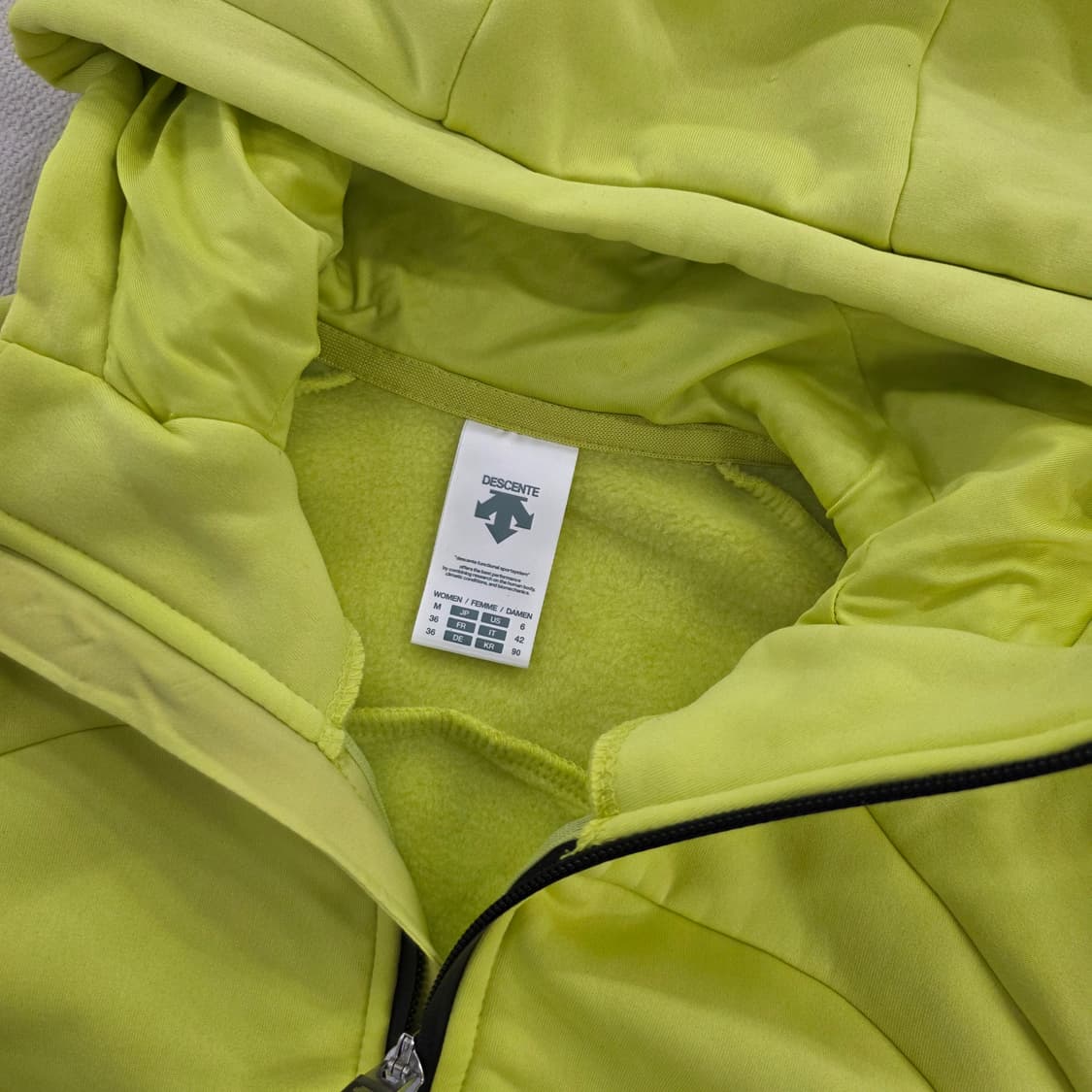 90 데상트 후리스 후드 집업 자켓 0225J 상품이미지2