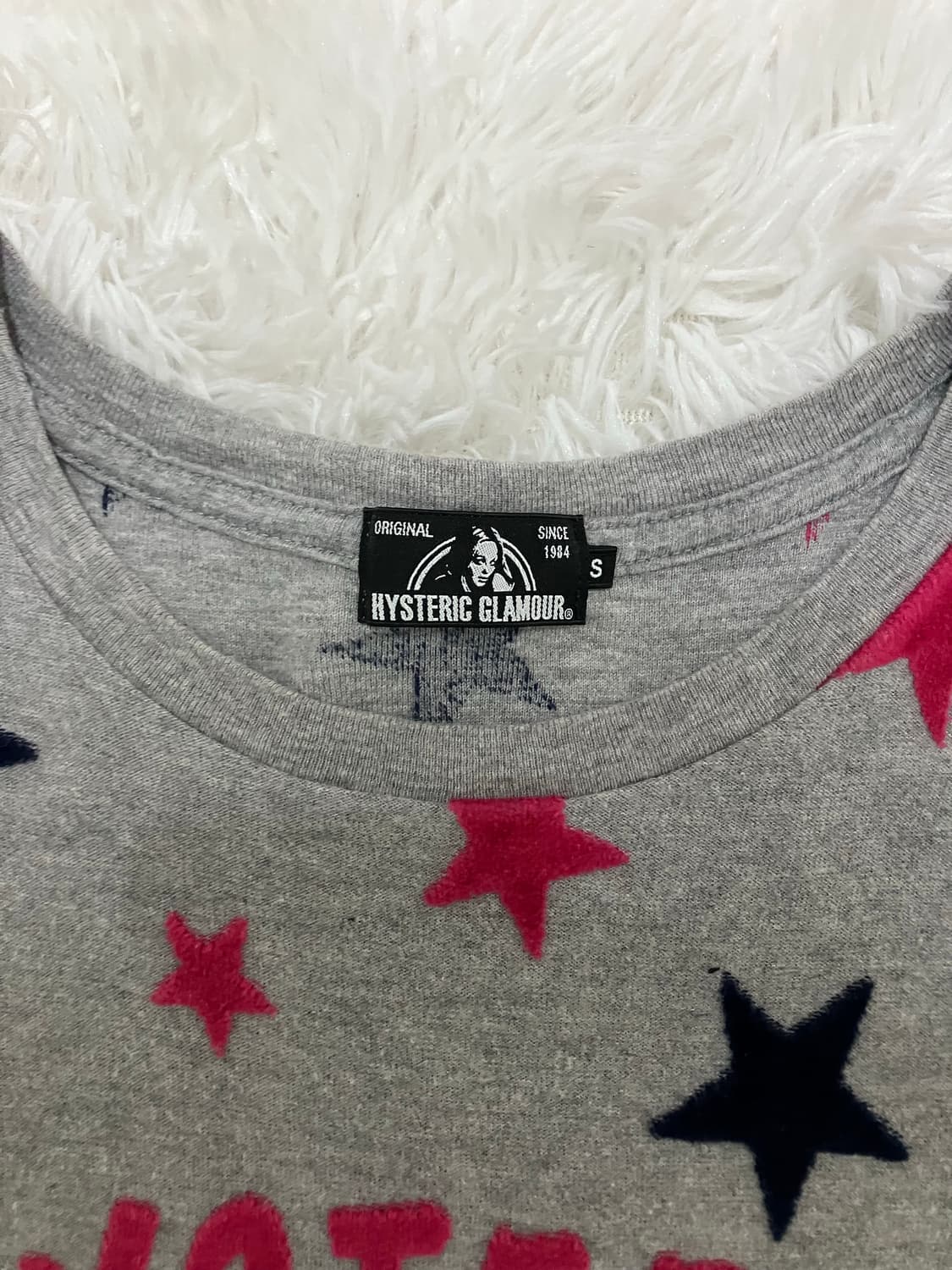 히스테릭 글래머 그레이 스타 반팔 1052 y2k 스트릿 갸루 펑 상품이미지6