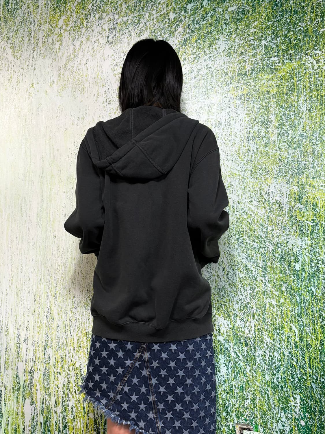 칼하트 써멀 블랙 후드 집업 S 상품이미지4