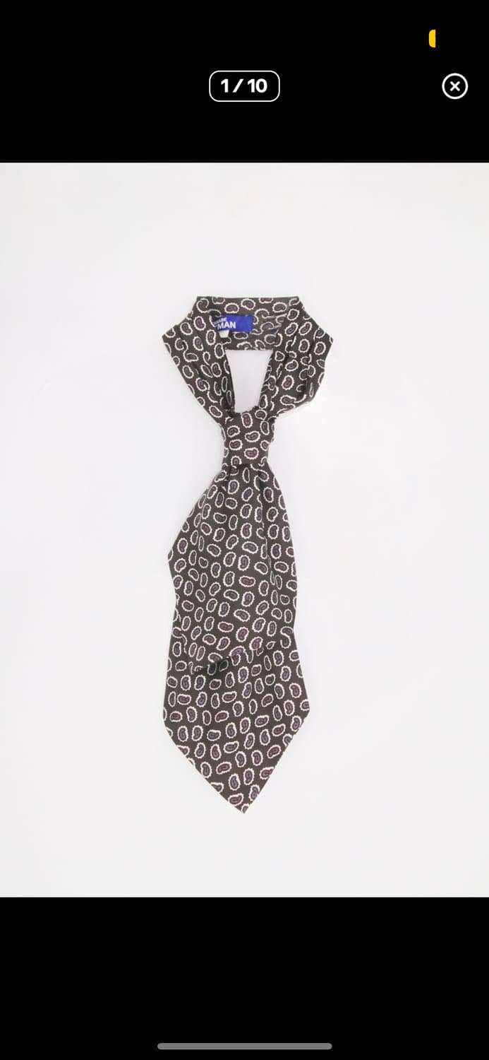 준야와타나베 10ss 빅 넥타이 실크스카프 상품이미지1