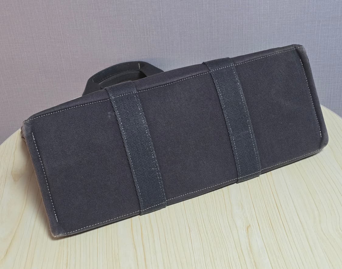 Courreges 꾸레쥬 챠콜 패브릭 캔버스 토트백 상품이미지8