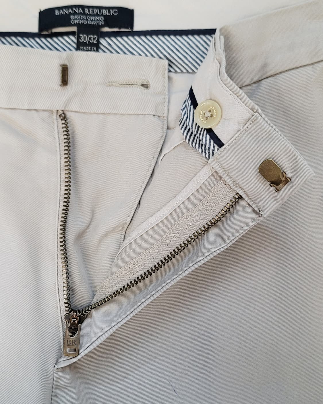 바나나리퍼블릭 스트레이트핏 코튼팬츠(면바지) 판매 상품이미지5