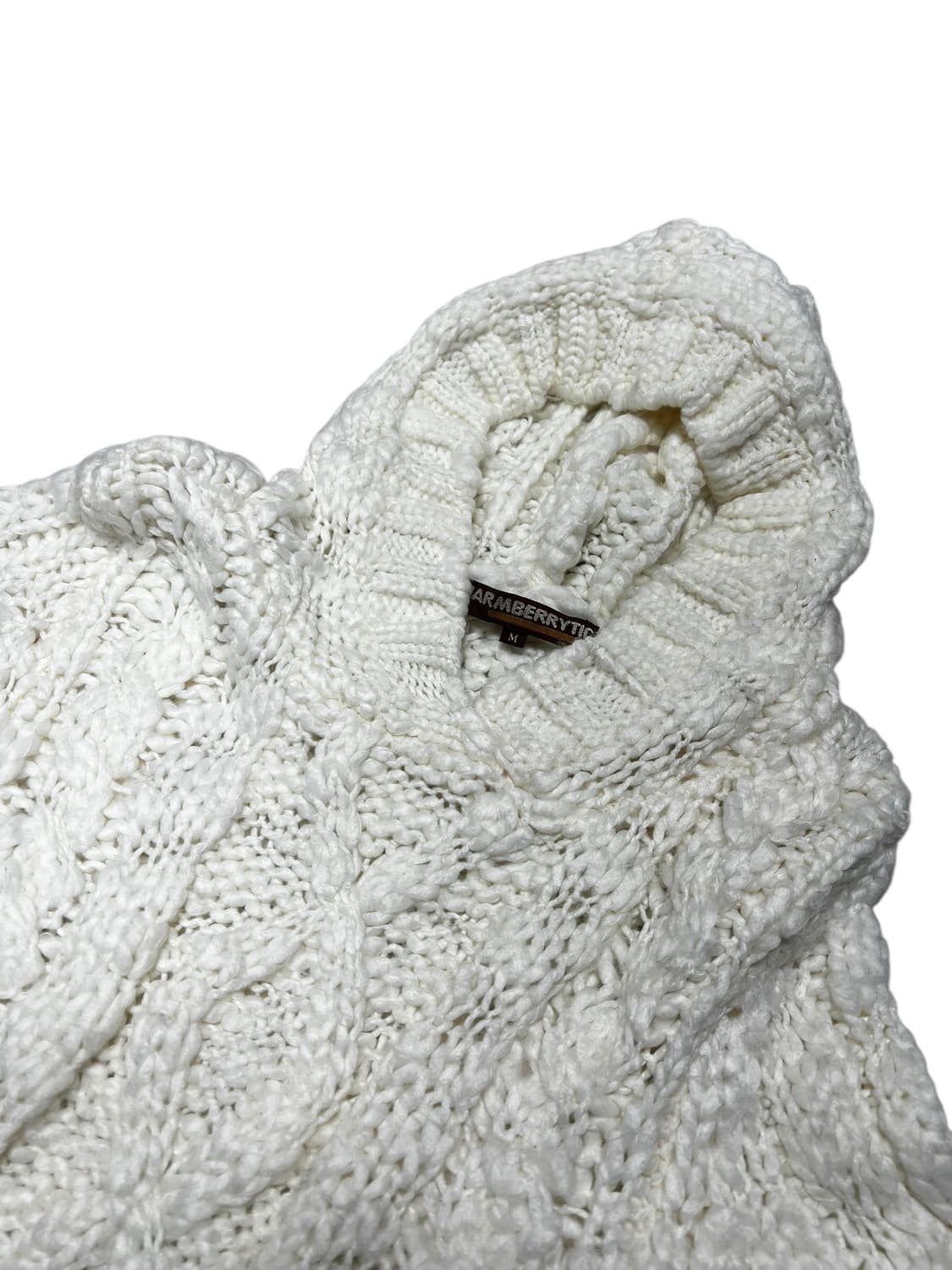 아이보리 후드 니트 상품이미지3