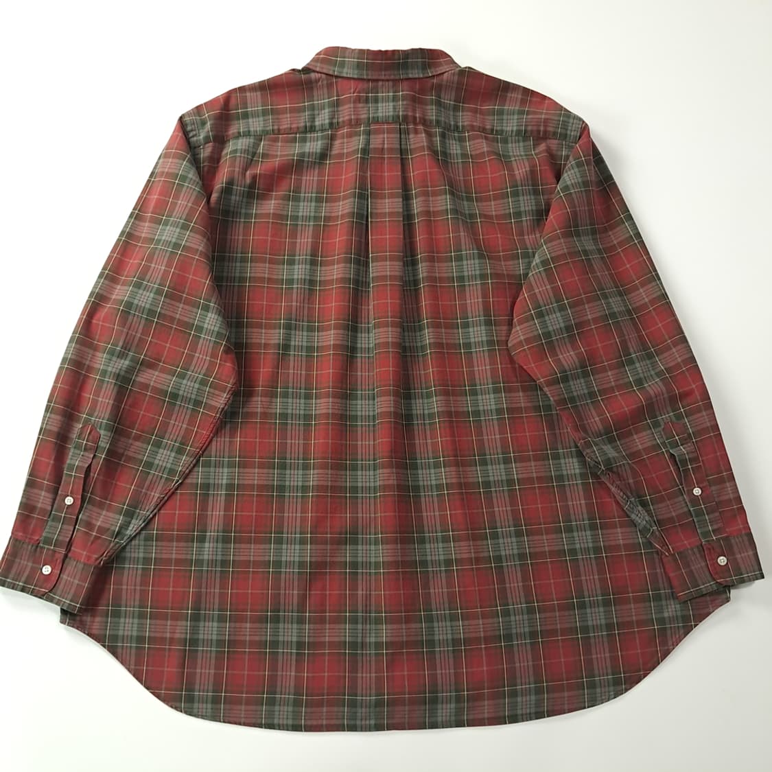 CK276 3XLB 폴로 90s 클래식 타탄체크 레드그린 셔츠 남방 상품이미지6