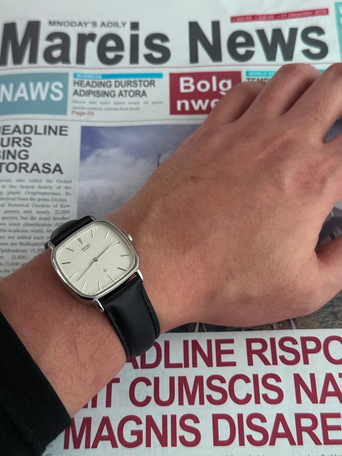 세이코 Seiko 쿼츠 스노우 스퀘어 type 상품이미지4