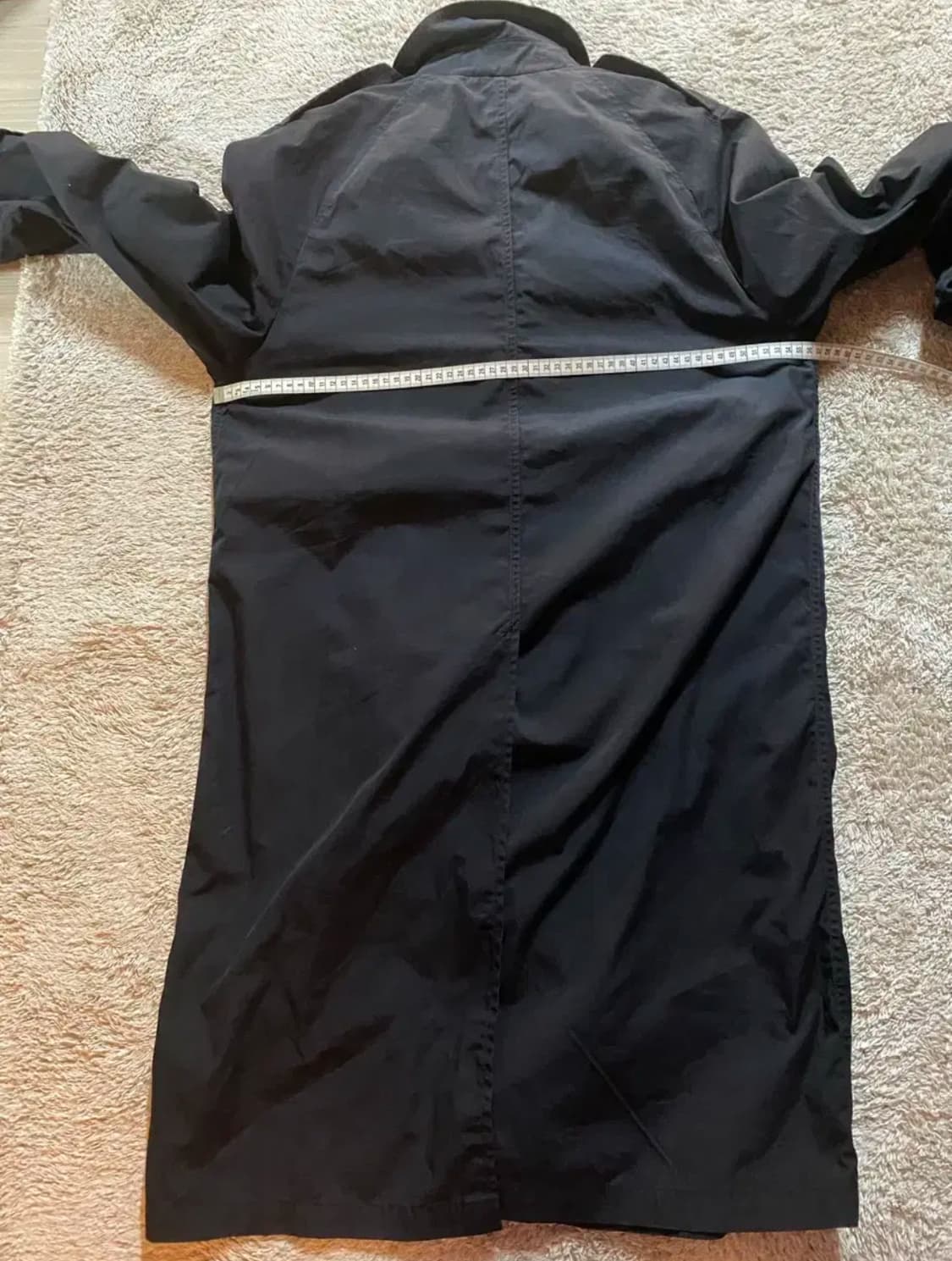 미군 장교 트렌치코트 블랙 상품이미지3