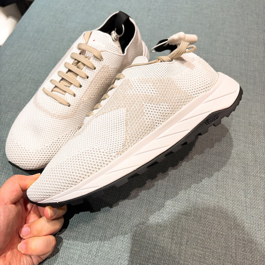 (정품/새상품) KITON 키톤 남성 러닝 니트 스니커즈 상품이미지3