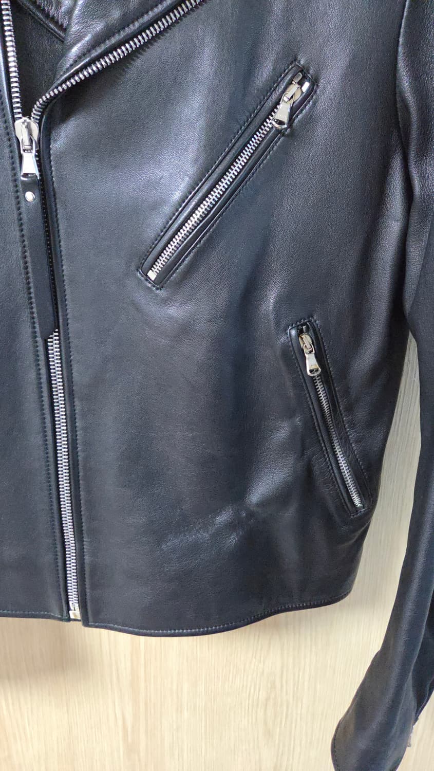 (착샷) 질스튜어트 뉴욕 가죽자켓 라이더  상품이미지8